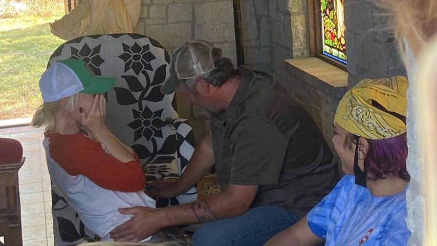 Gwen Stefani und Blake Shelton bei ihrer Verlobung