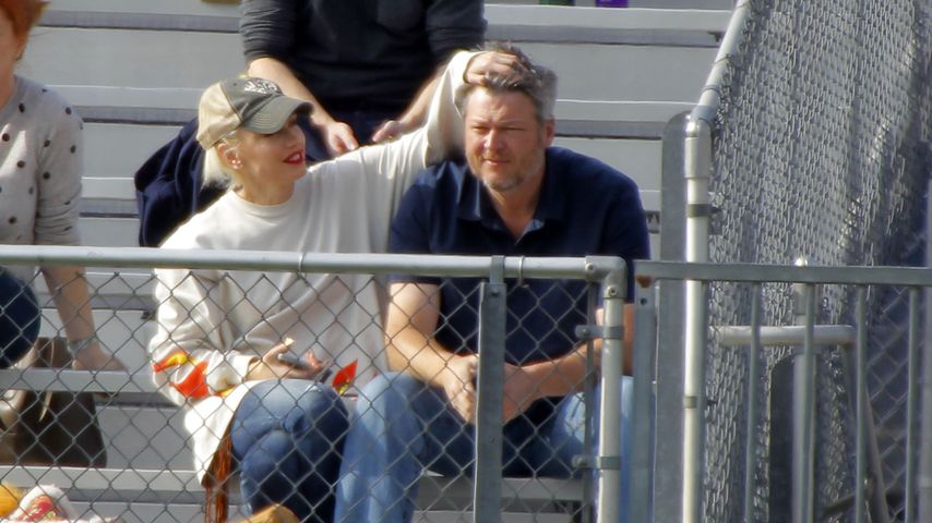 Gwen Stefani und Blake Shelton bei einem Footballspiel im Dezember 2019