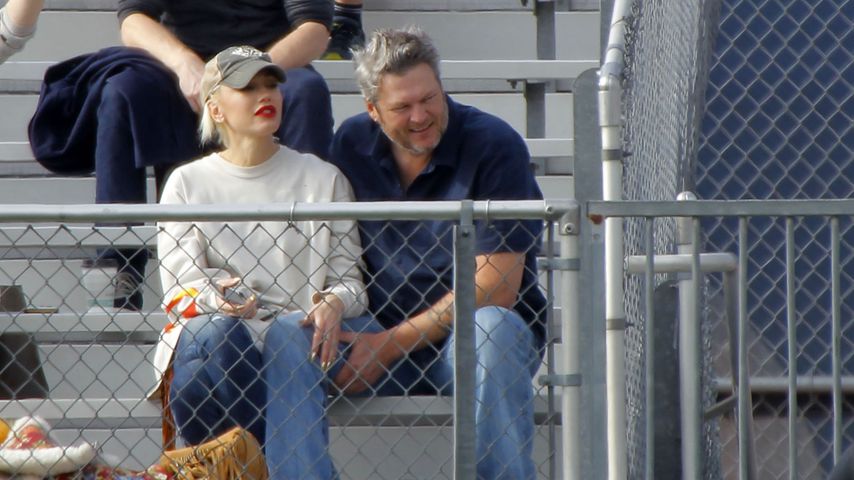 Gwen Stefani und Blake Shelton bei einem Footballspiel im Dezember 2019