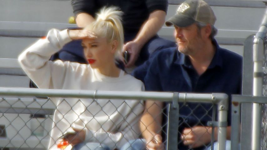 Gwen Stefani und Blake Shelton bei einem Footballspiel im Dezember 2019