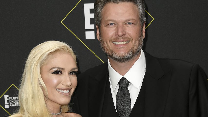 Sängerin Gwen Stefani und ihr Freund Blake Shelton