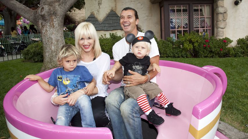 Gwen Stefani und Gavin Rossdale mit ihren Kids Kingston und Zuma, Juli 2010