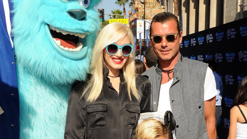Gwen Stefani und Gavin Rossdale mit ihren Söhnen Zuma und Kingston