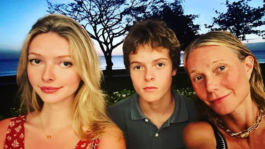 Gwyneth Paltrow mit ihrer Tochter Apple und Sohn Moses