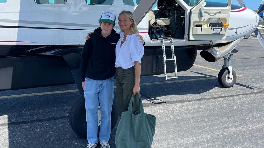 Gwyneth Paltrow mit ihrem Sohn Moses im September 2022