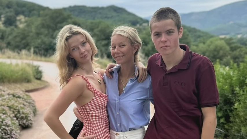 Gwyneth Paltrow mit ihren Kindern Apple Martin und Moses Martin