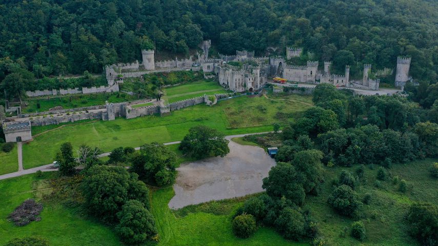 Gwrych Castle in Abergele, Wales