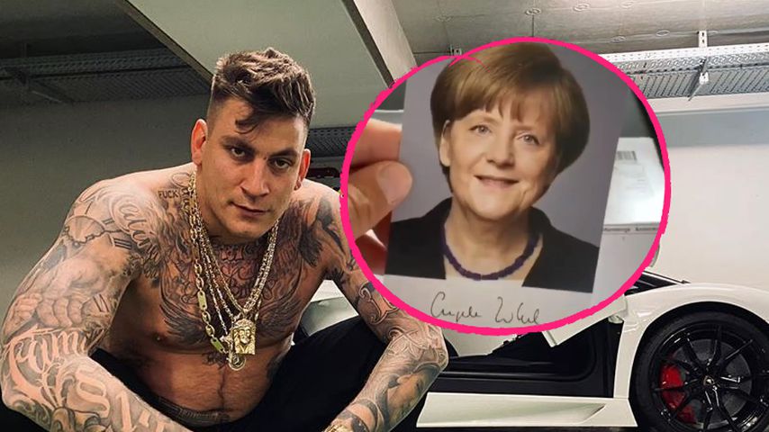 "Unaufgefordert": Gzuz bekommt Post von Kanzlerin Merkel
