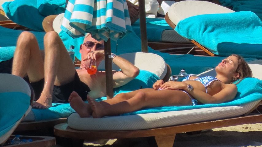 H.P. Baxxter und seine Freundin Sara auf Mykonos