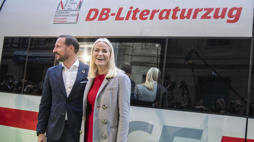 Prinz Haakon und Prinzessin Mette-Marit in Frankfurt am Main, Oktober 2019