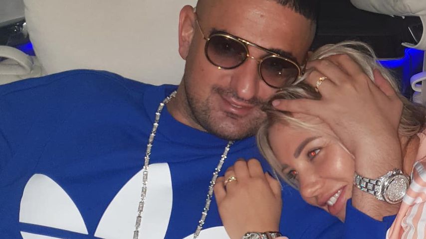 Aykut Anhan mit seiner Frau Nina, Mai 2019
