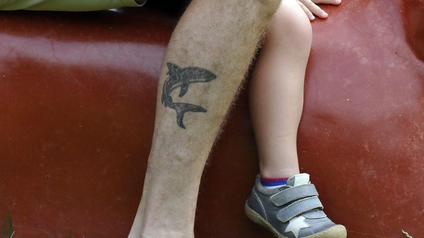 Hai-Tattoo von Prinz Frederik von Dänemark