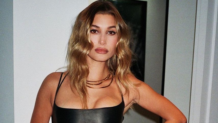Hailey Bieber in New York