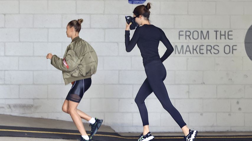 Hailey Bieber und Kendall Jenner in Beverly Hills im Juni 2020