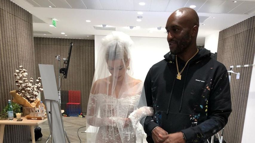 Hailey Bieber und Virgil Abloh