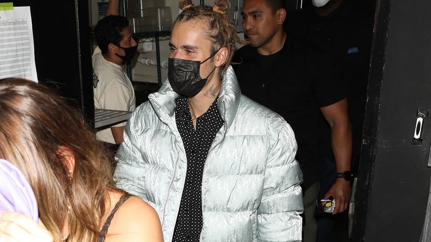 Hailey und Justin Bieber bei der 818-Tequila-Launch-Party