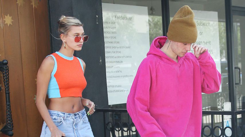 Hailey und Justin Bieber in Los Angeles