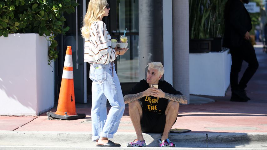 Hailey und Justin Bieber in Miami Beach