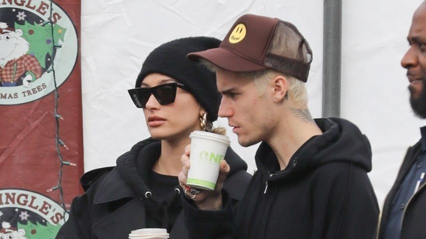 Hailey und Justin Bieber beim Weihnachtsbaumkauf, 2019