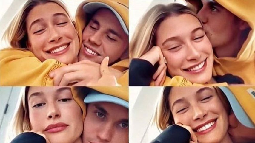 Hailey und Justin Bieber im April 2020