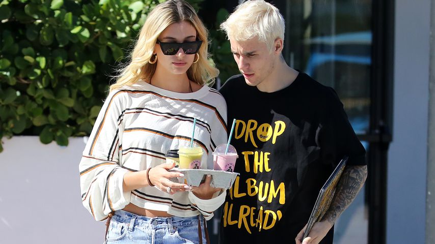 Hailey und Justin Bieber in Miami Beach