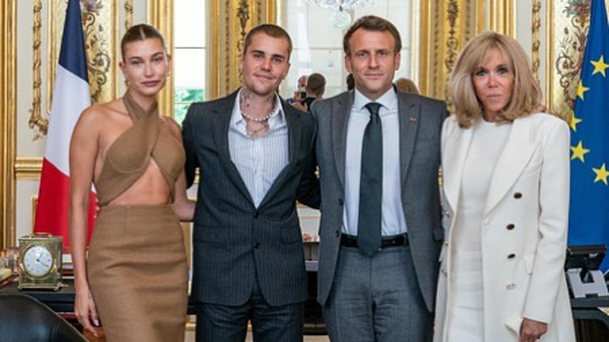 Treffen mit Präsident Macron: Fashion-Fail bei den Biebers?