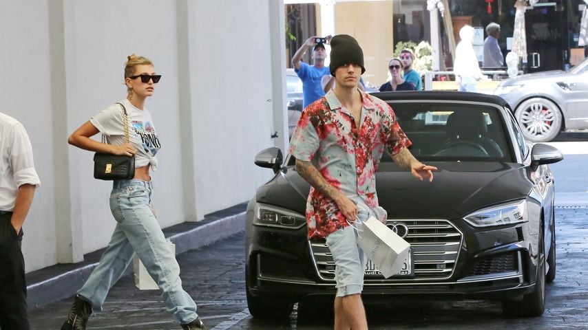 Hailey und Justin Bieber in Los Angeles