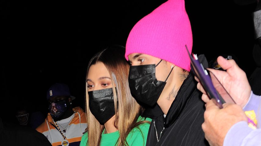 Nach Set-Tragödie: Justin und Hailey Bieber beim Basketball
