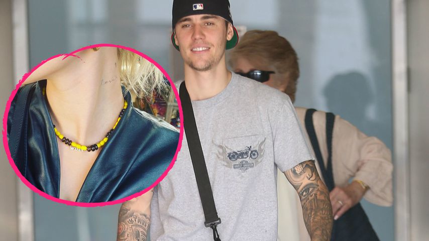Süßer Liebesbeweis: Justin kreiert seiner Hailey eine Kette