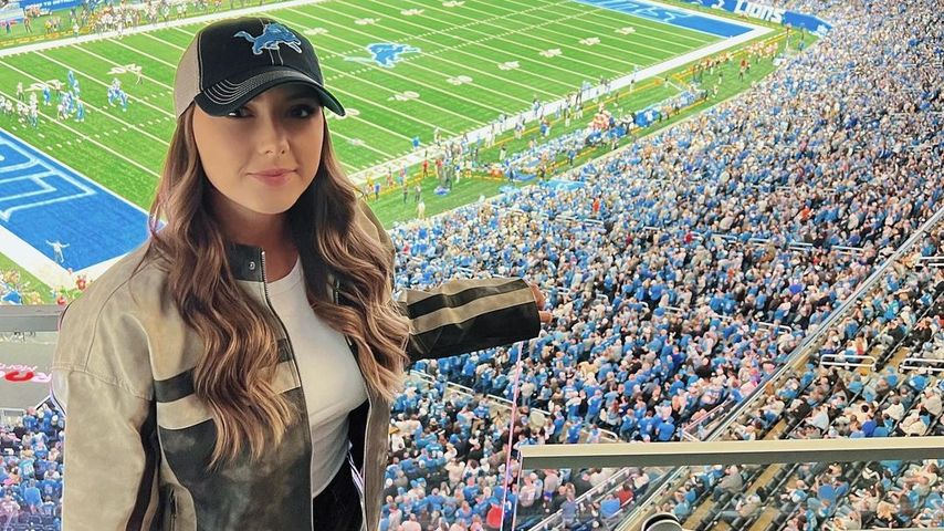 Hailie Jade bei einem Footballspiel