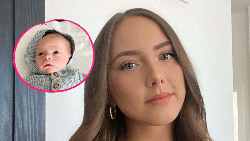 Collage: Hailie Jade Scott Mathers und Baby Elliot Marshall