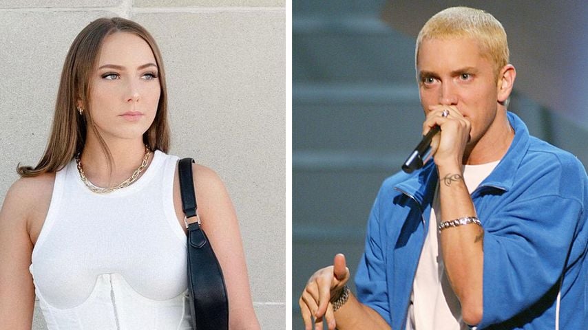 Collage: Hailie Jade Scott Mathers und Eminem
