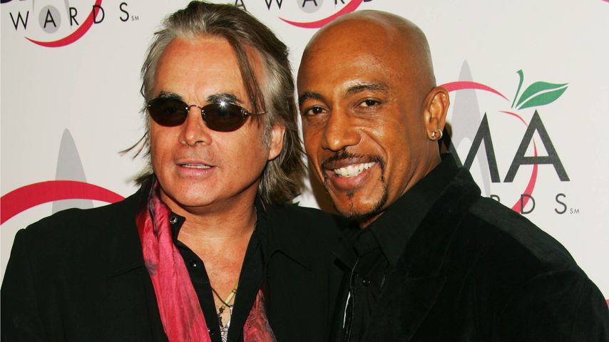 Musiker Hal Ketchum und Radiomoderator Montel Williams 2005 in New York City