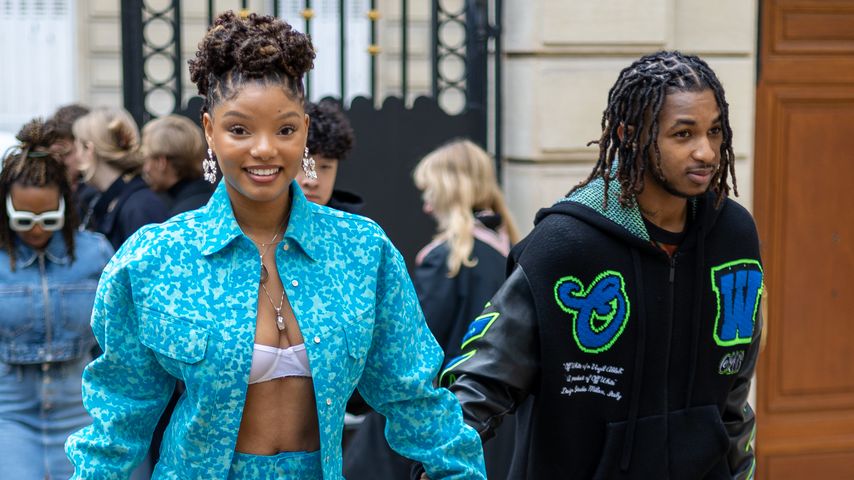 Halle Bailey und DDG bei einem Event in Paris im September 2022