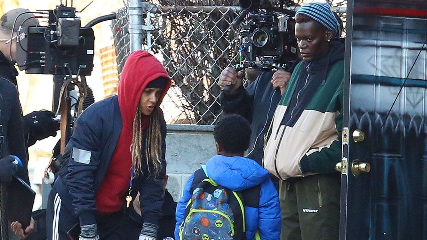 Halle Berry am Filmset von "Bruised" im November 2019