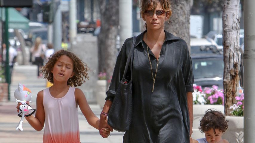 Halle Berry mit ihren Kindern, 2015