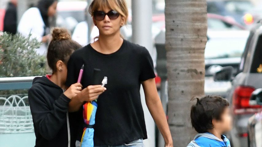 Halle Berry mit ihren Kindern Nahla und Maceo