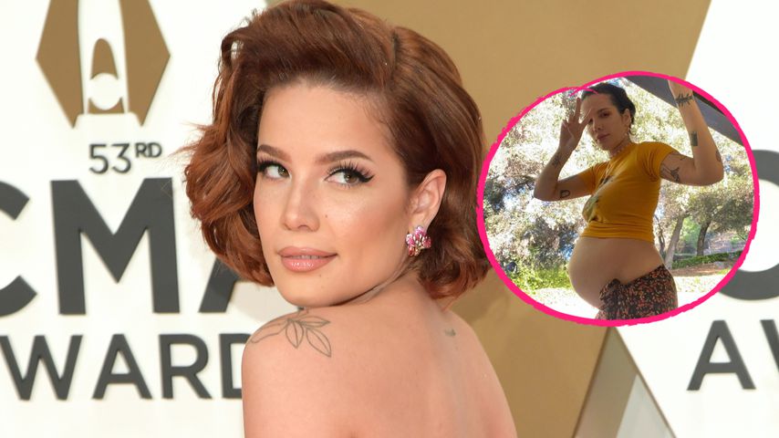 Neue Babybauchfotos: So weit ist schwangere Halsey schon