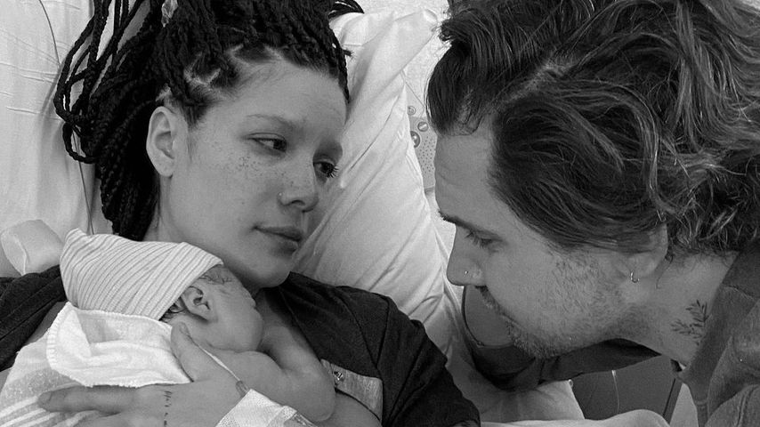 Halsey und Alev Aydin mit ihrem Sohn Ender Ridley