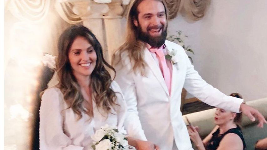 Hana Nitsche und Chris Welch bei ihrer Hochzeit