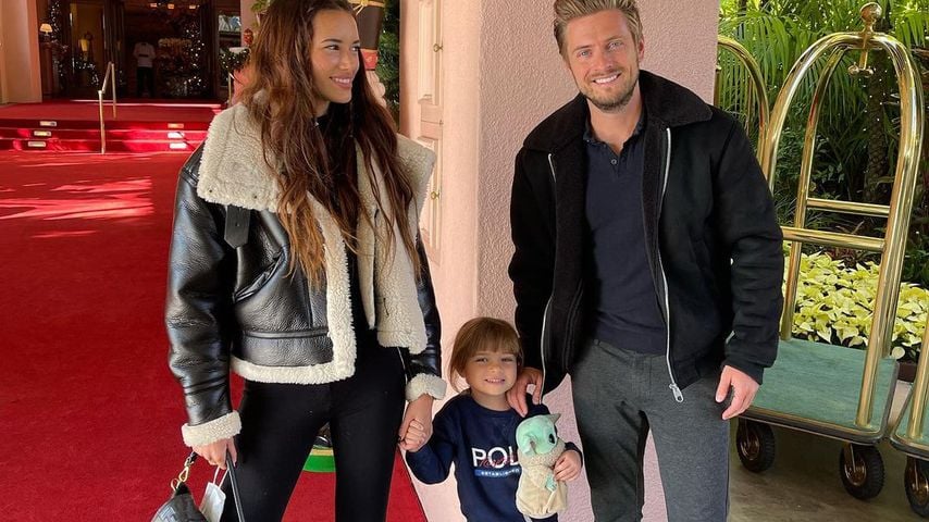 Hanna und Jörn Schlönvoigt mit ihrer Tochter Delia