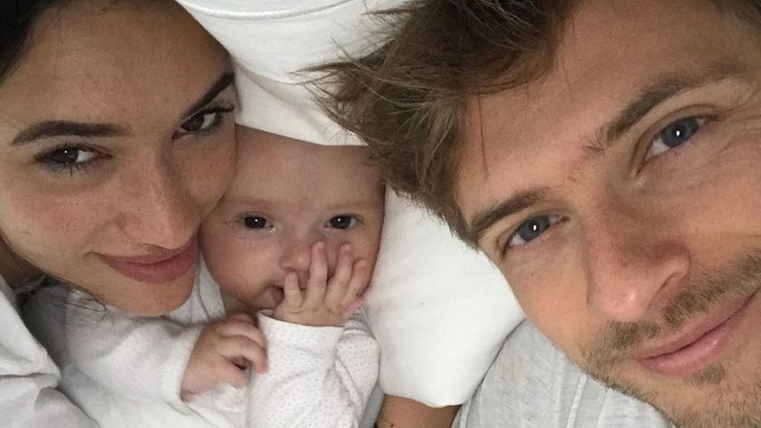 Hanna und Jörn Schlönvoigt mit ihrer Tochter Delia