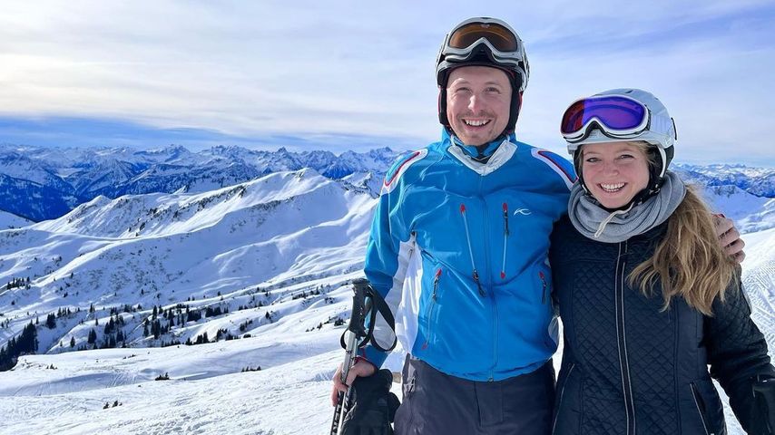 Partner und Hannah Kaiser im Februar 2022