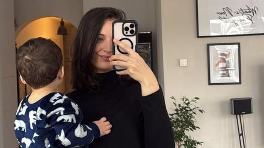 Hannah Kerschbaumer mit ihrem Sohn Joshua, Januar 2025