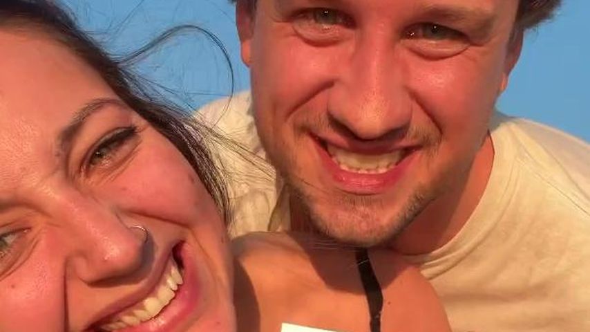 Hannah Kerschbaumer und ihr Mann Chris im Juni 2023