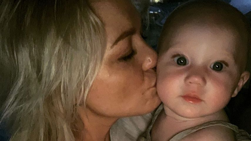Hannah Spearritt mit ihrer Tochter Taya