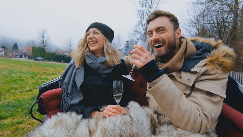 Hannah Kerschbaumer und Niko Griesert bei einem Bachelor-Date