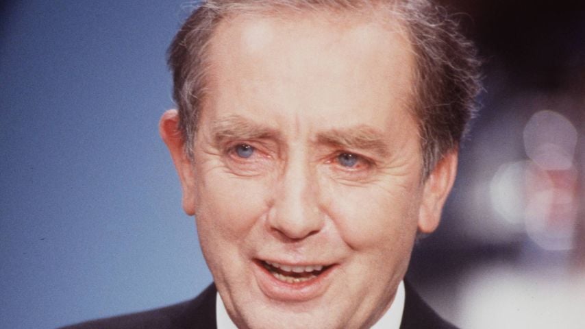 Hans Clarin bei einem Fototermin auf der IFA 1989 in Berlin