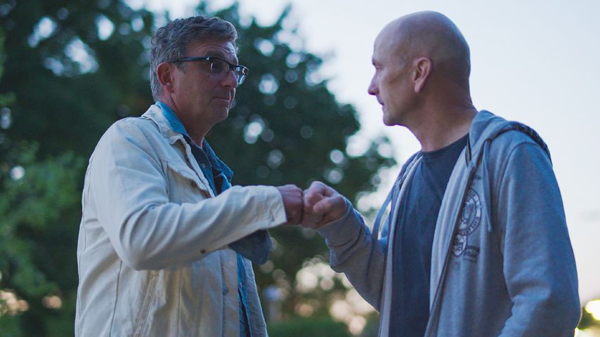 Hans Sigl und der Herzpatient Martin Kurzbach