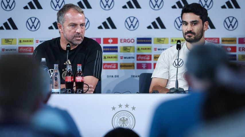 Hansi Flick und Ilkay Gündogan, September 2023